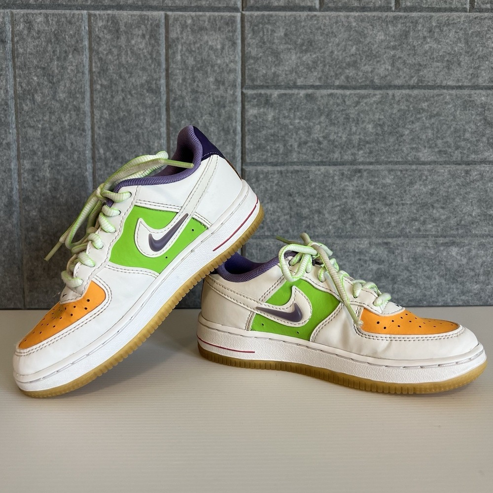 Nike Kids Air Force 1 Low-Top Sneakers Size 12C Colorful